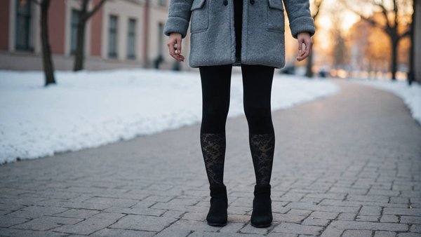 Collants polaires transparents : élégance et chaleur d'hiver